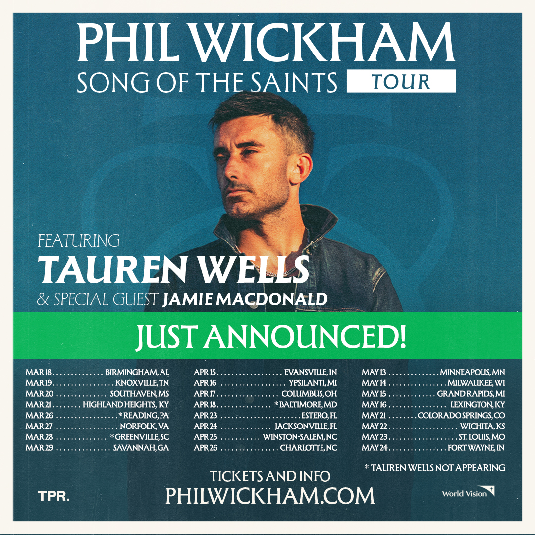 Tauren Wells Tour Poster 2026